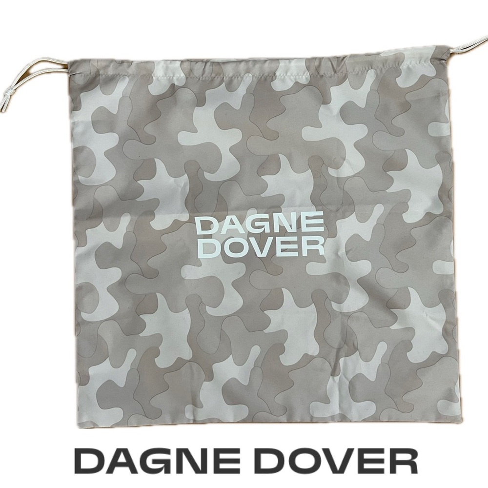 Dagne Dover Camo Camouflage Neutral Tan Cream Dust Bag Cover Drawstring Travel